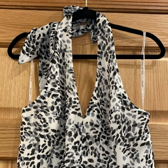 Halston Heritage One Shoulder Draped Dress - Picture 5 of 15